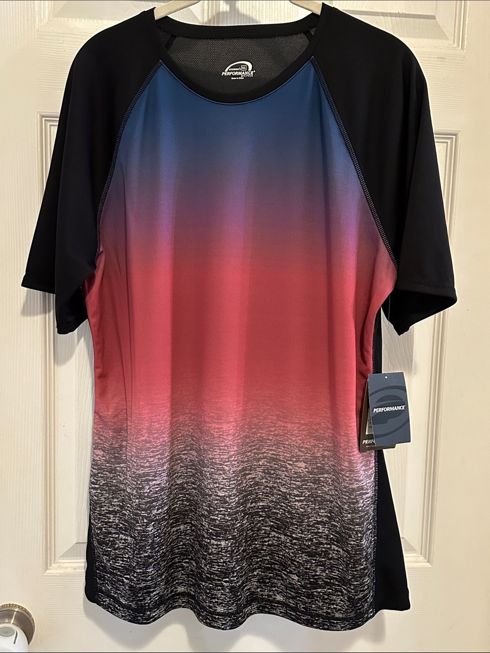 Women’s Gradient Pink-Blue Athletic Bicycle Jersey 🚲💕⭐️